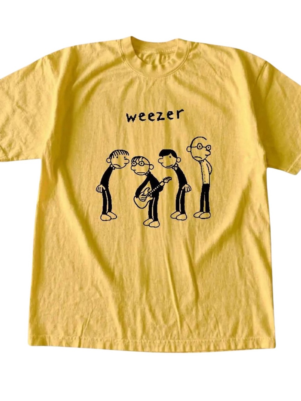 Yellow Band Graphic Tee - Men's Casual Shirt